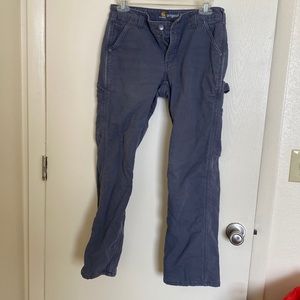 Grey Carhartt fleece lined pants